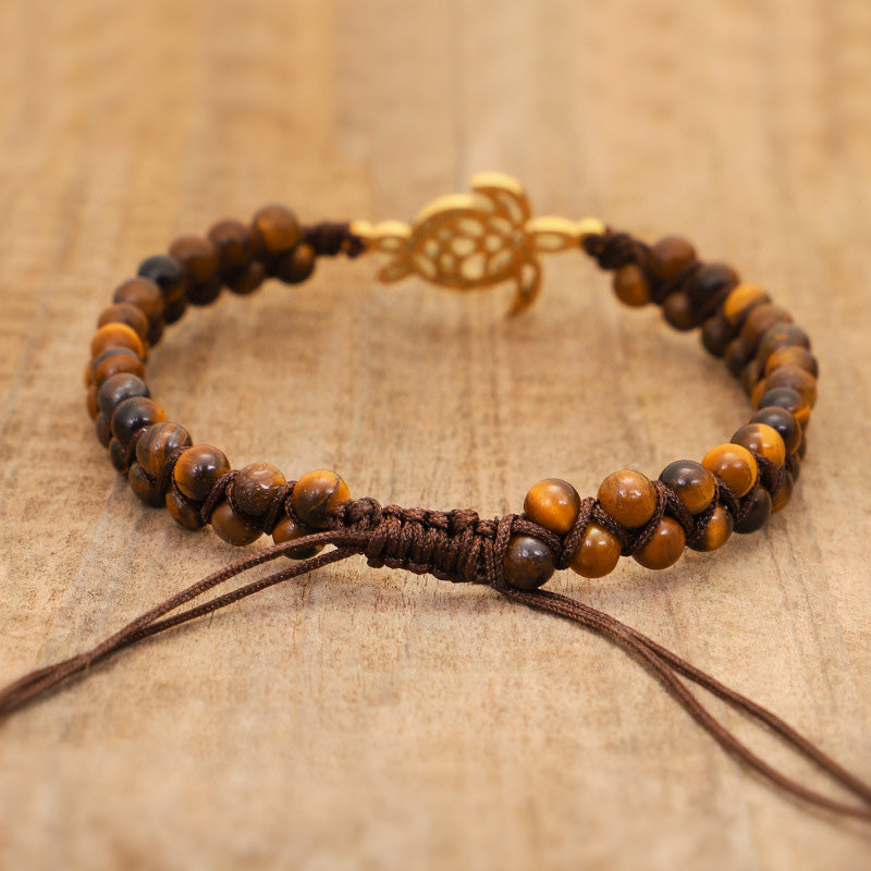 Natural Stone Turtle Bracelet - image 4