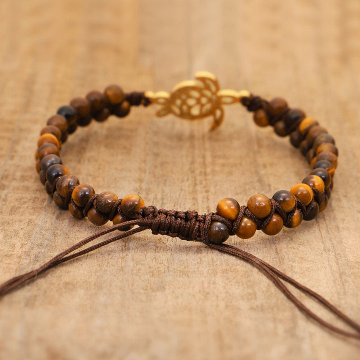 Natural Stone Turtle Bracelet - image 4