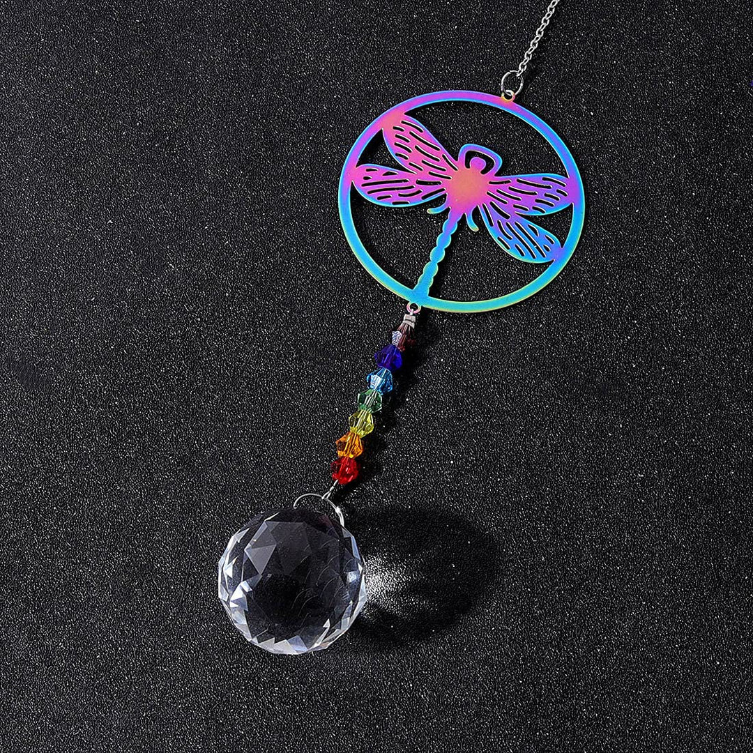 Olivenorma Clear Crystal Hanging Chakra Beads Wind Chime Suncatcher - image 35