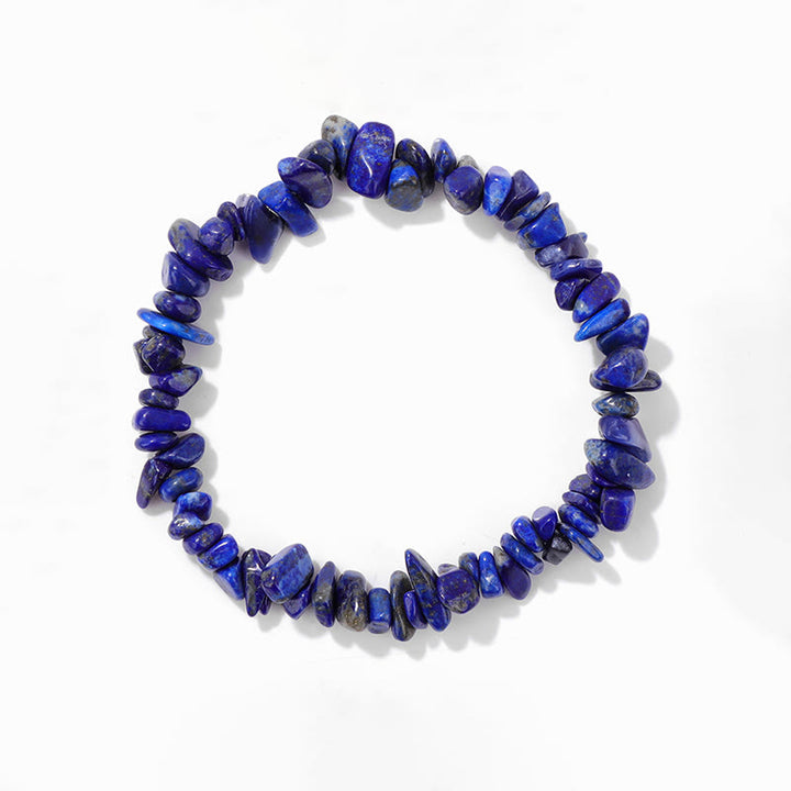 Olivenorma Colorful Natural Irregular Gravel Bracelet - Lapis Lazuli - image 23