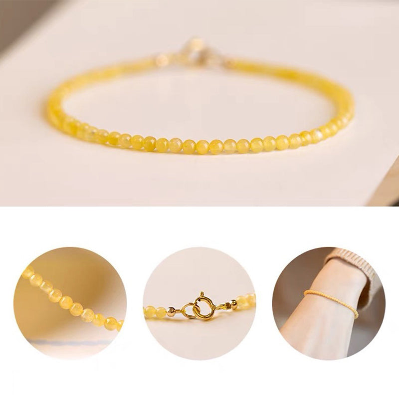 Rich Stone - Citrine Prosperity Gemstone Bracelet - image 6