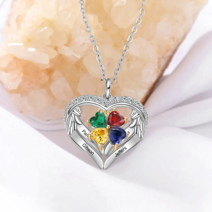 Olivenorma Personalized Birthstone Engraved Name Gift CZ Necklace - image 10