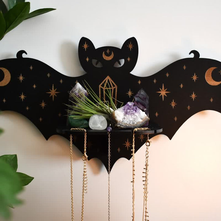 Olivenorma Celestial Bat Altar Crystal Shelf - image 4