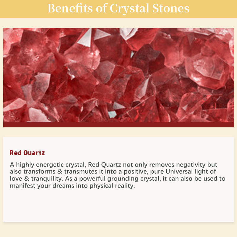 Red Quartz Grounding & Balancing Gemstone Neclace - image 8