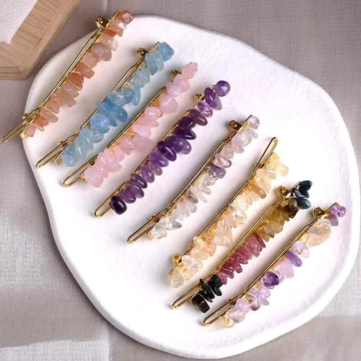 Olivenorma Natural Broken Crystal Hairpin - image 27