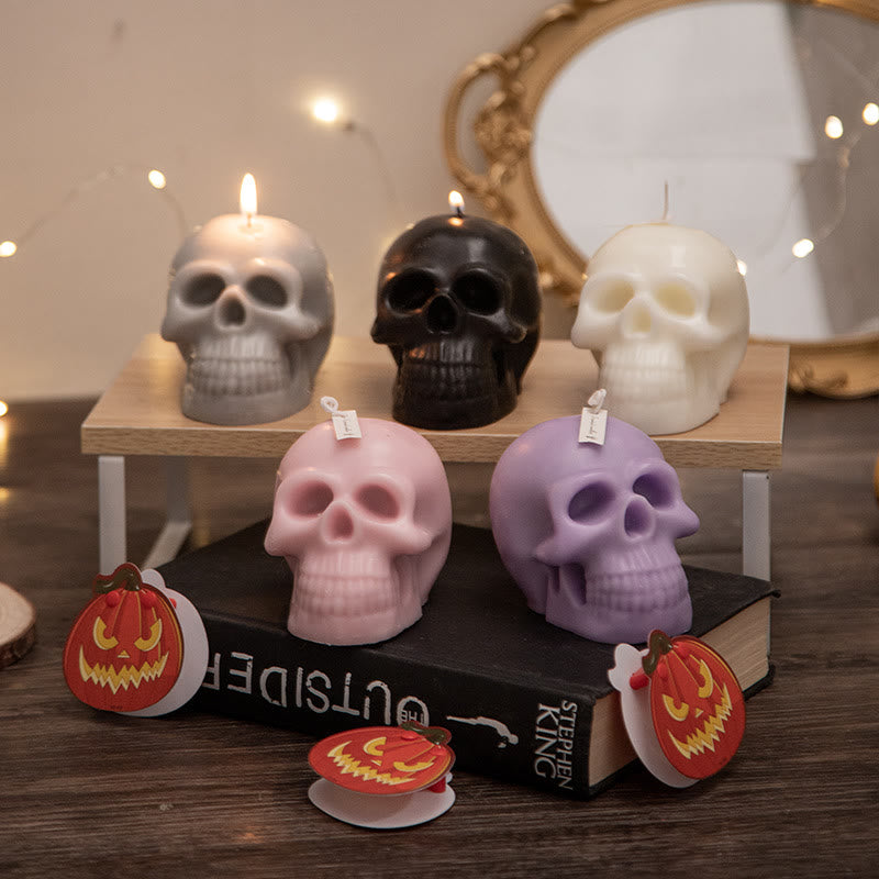 Olivenorma Multicolor Skull Scented Candle - image 8