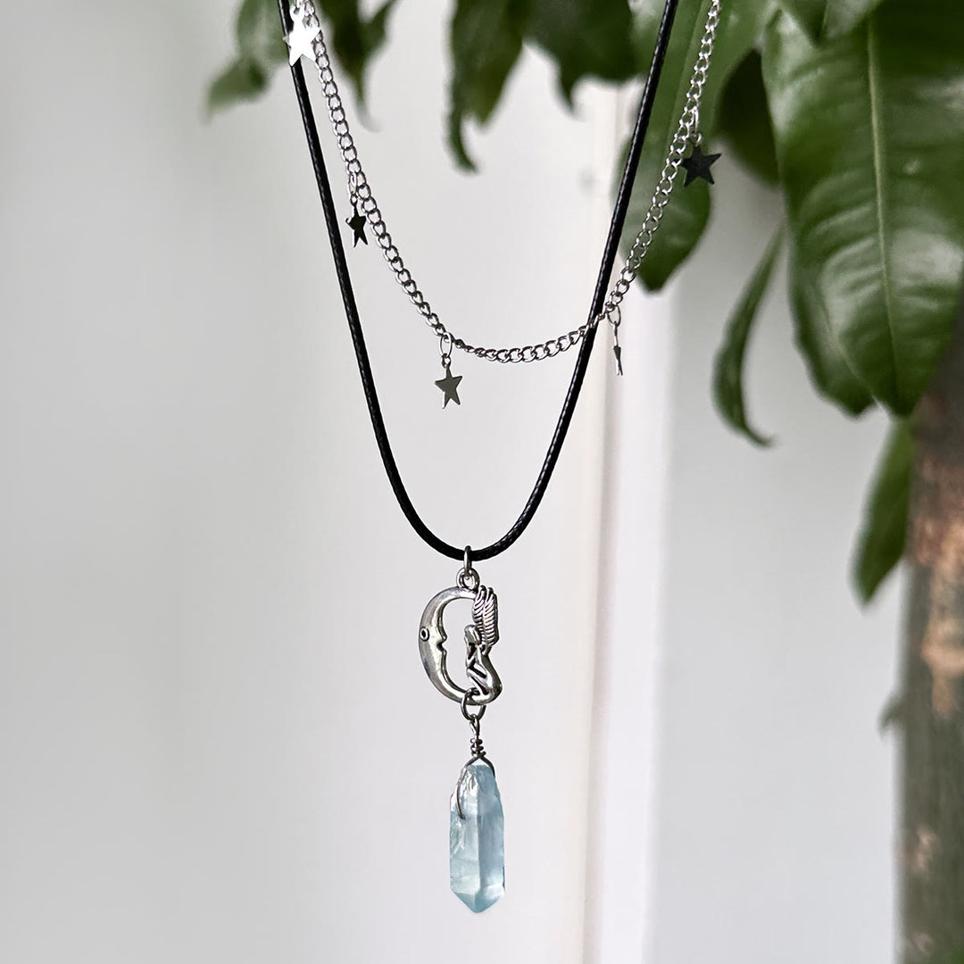 Olivenorma Natural Stone Tree of Life Evil Eye Pendant Necklace Set - image 21