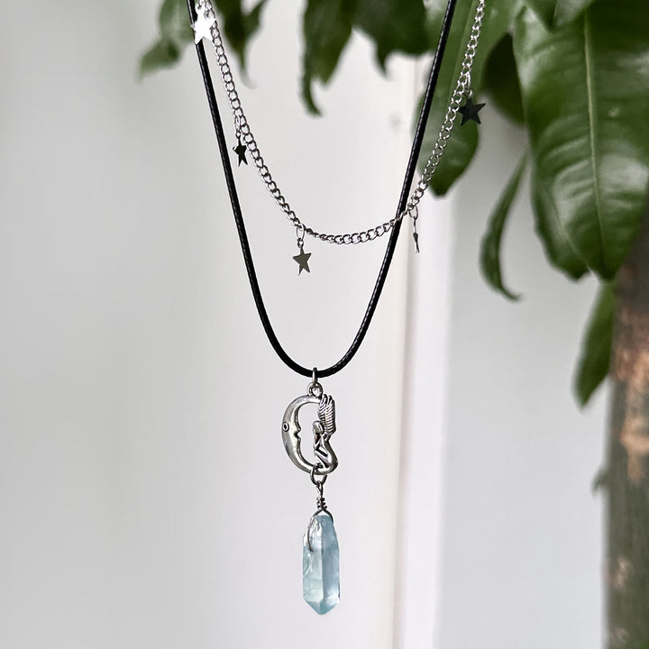 Olivenorma Natural Stone Tree of Life Evil Eye Pendant Necklace Set - image 21