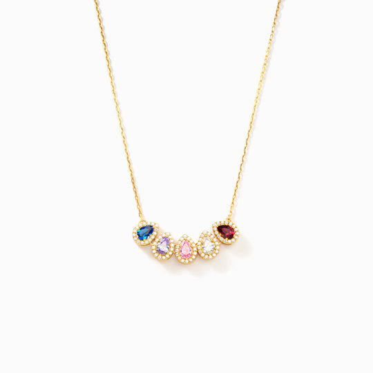 Olivenorma Tears Of Joy 1-8 Teardrop Birthstone Gift Card Necklace - image 5