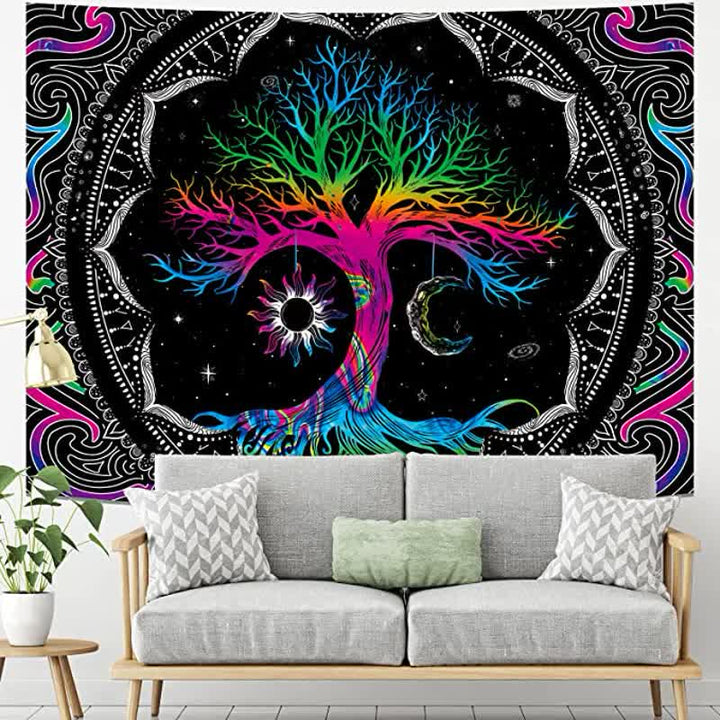 Olivenorma Tree Of Life Vintage Wall Hanging Tapestry - image 2