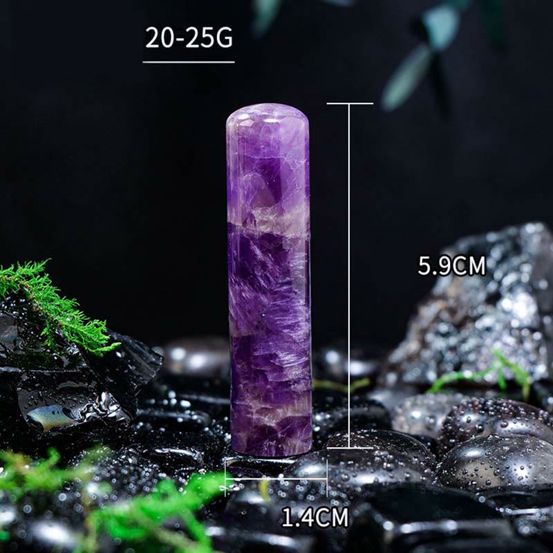 Olivenorma Natural Chakra Crystal Cylinder Ornament Gemstone Decoration - image 9