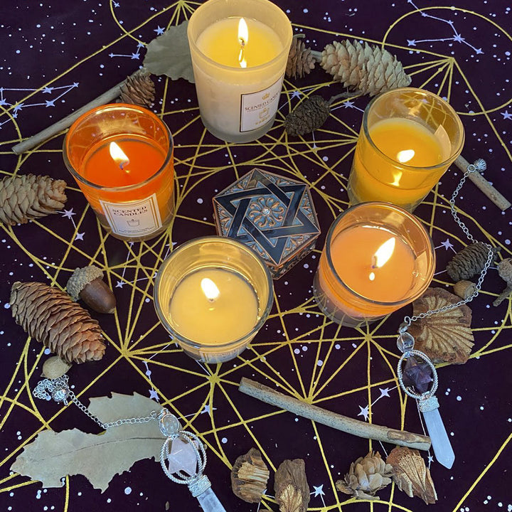 Olivenorma Metatrone's Cub Crystal Grid Tablecloth Tapestry - image 7