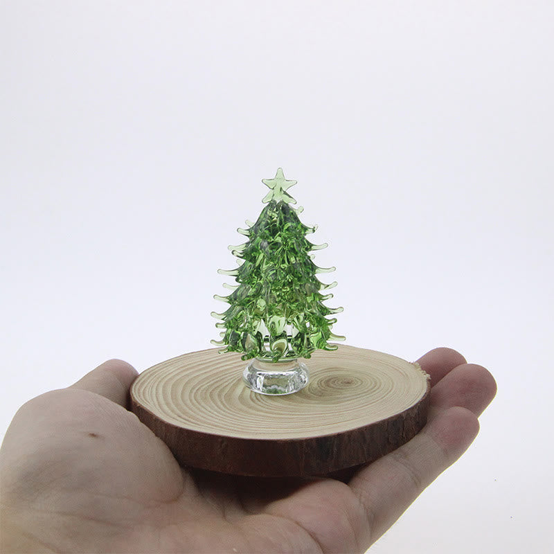 Olivenorma Crystal Glass Christmas Tree Home Gemstone Decoration - image 3