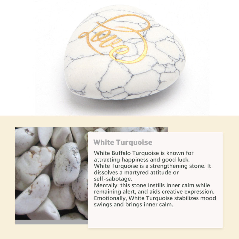 Olivenorma Natural Crystal Stone Decoration - White Turquoise - image 13