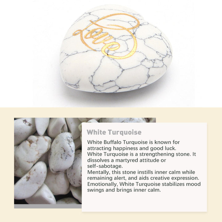 Olivenorma Natural Crystal Stone Decoration - White Turquoise - image 13