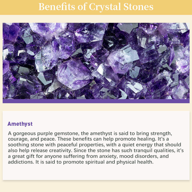 Wisteria - Amethyst With Clear Crystal Healling Gemstone Bracelet - image 6