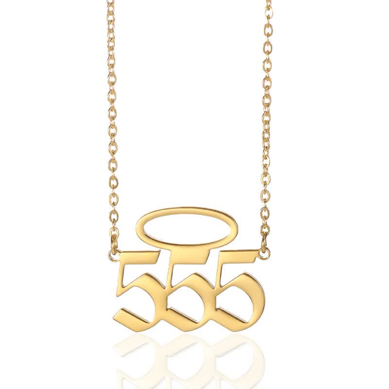 Olivenorma Lucky Angel Number With Angel Aperture Necklace - image 17