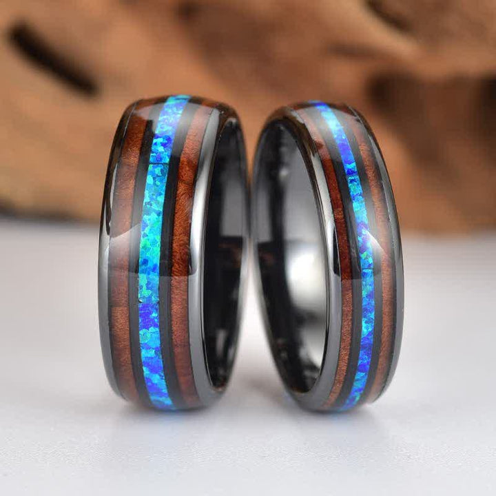 FREE Today: Koa Wood and Abalone Shell Tungsten Ring - image 11