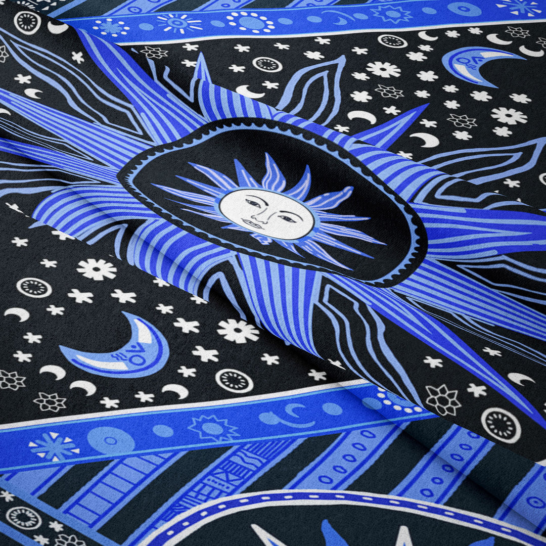 Olivenorma Sun Rays Moon Bohemia Tapestry - image 47