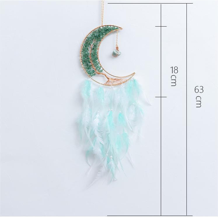 Olivenorma Natural Gravel Woven Tree of Life Moon Dream Catcher - image 59