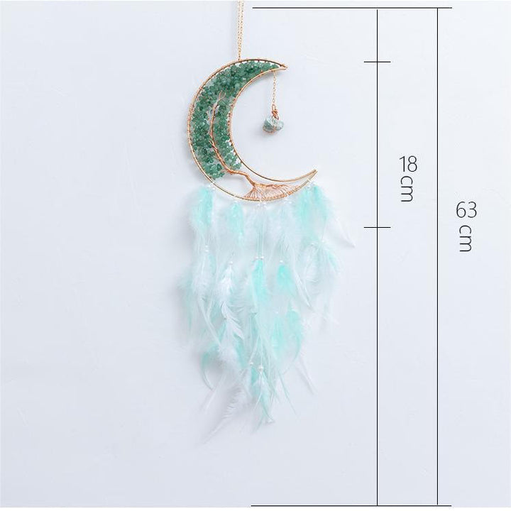 Olivenorma Natural Gravel Woven Tree of Life Moon Dream Catcher - image 59