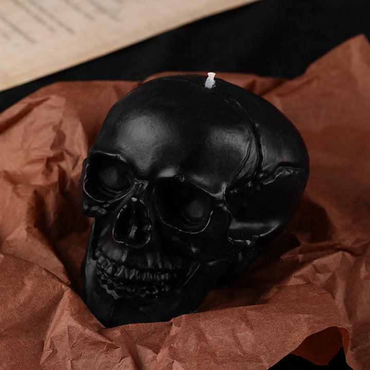 Olivenorma Skull Pumpkin Scented Candle - image 0