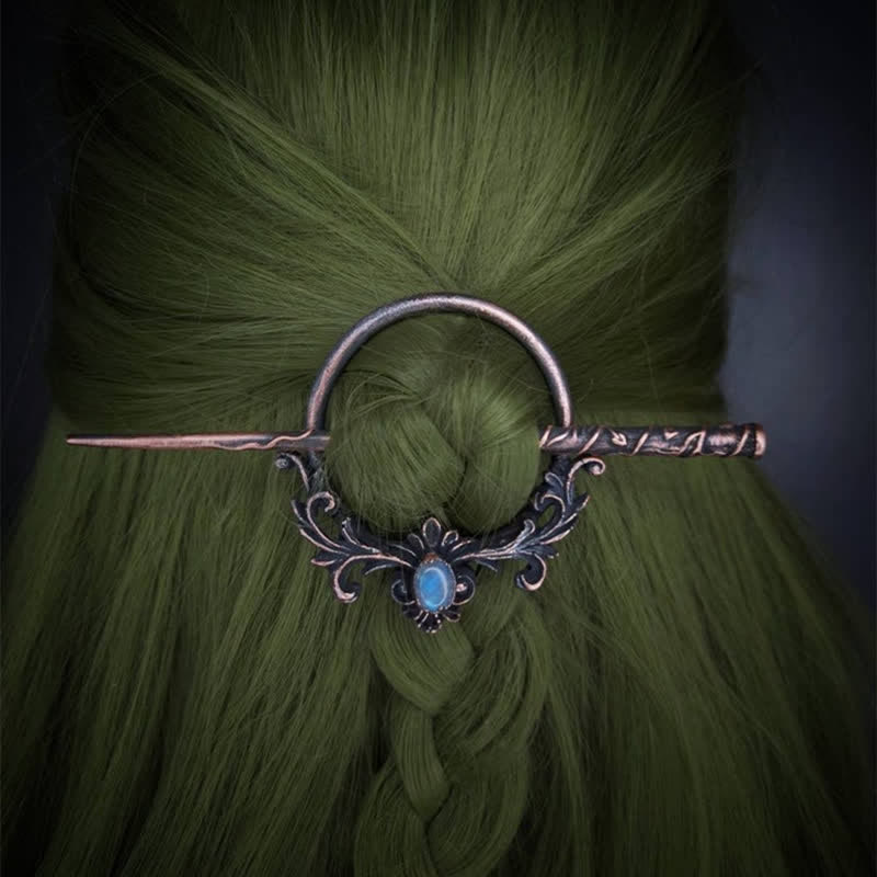 Vintage Moonstone Cirrus Hairpin - Moonstone - image 0