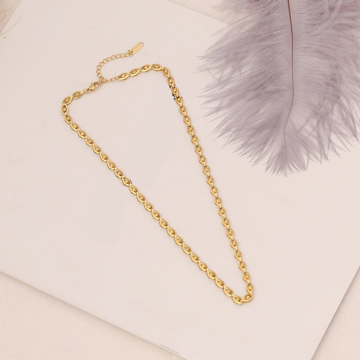 Olivenorma Natural Amazonite Evil Eye Necklace Bracelet Earrings Set - Necklace - image 1