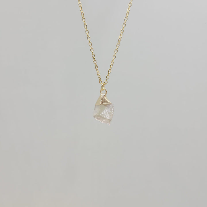 Olivenorma Irregular Crystal Raw Stone Gem gemstone Necklace - Lemon-Quartz - image 54