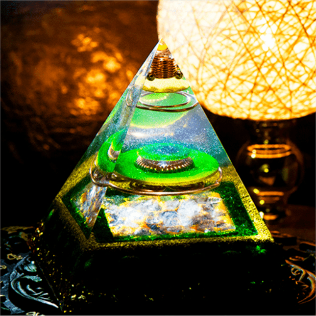 Olivenorma Abundance And Joy- Green Life Orgone Pyramid - image 3