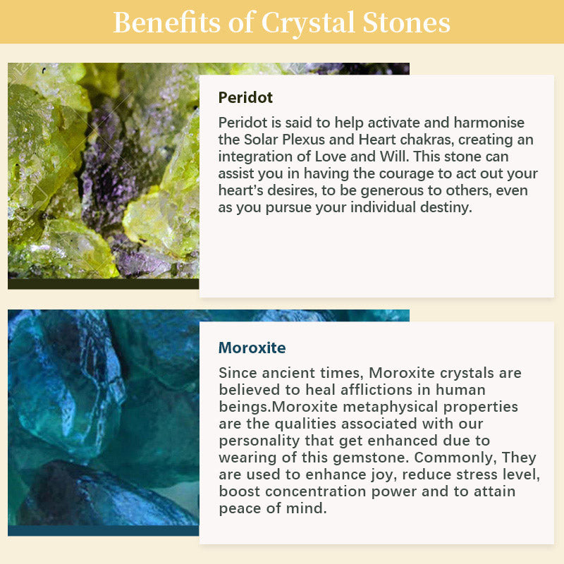 Olivenorma Moroxite With Peridot Purification Necklace - image 3