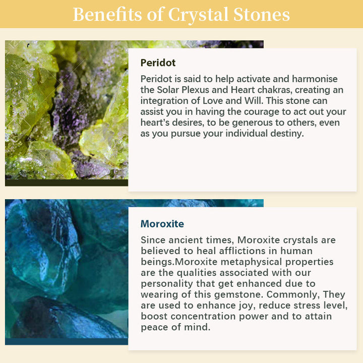 Olivenorma Moroxite With Peridot Purification Necklace - image 3