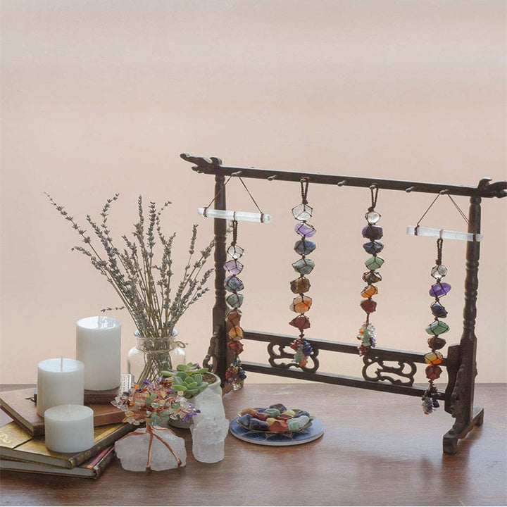 Olivenorma The 7 Chakra Healing Reiki Stone Meditation Tassel Decoration - image 3