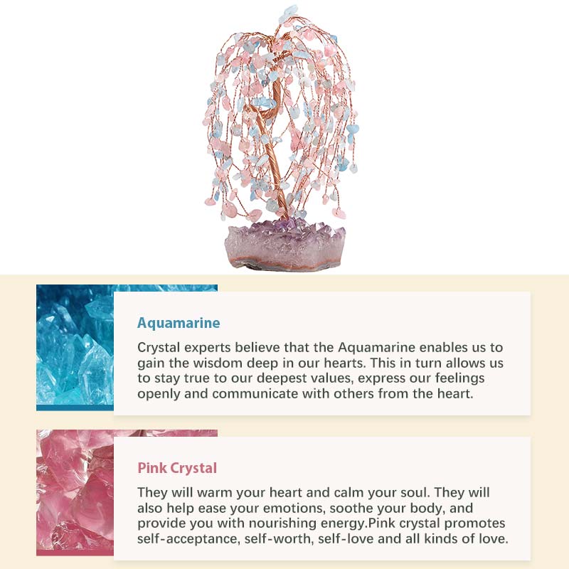 Olivenorma Natural Crystal Stone Feng Shui Tree - image 8