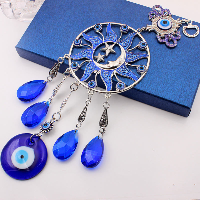 Olivenorma Evil Eye Wind Chime Dream Catcher Wall Decor - image 6