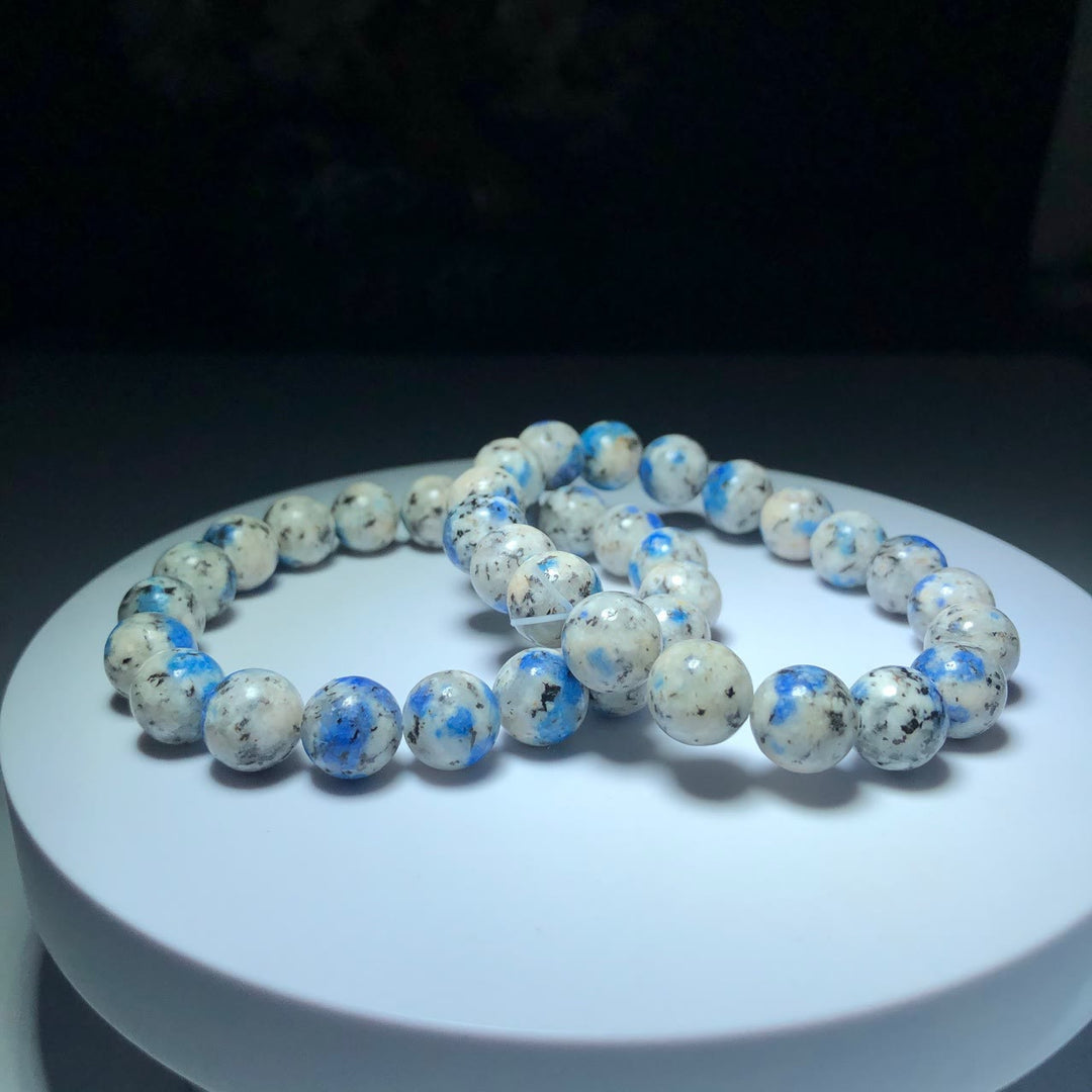 Olivenorma Natural Azurite 11mm Beads Energy Stone Bracelet - image 4