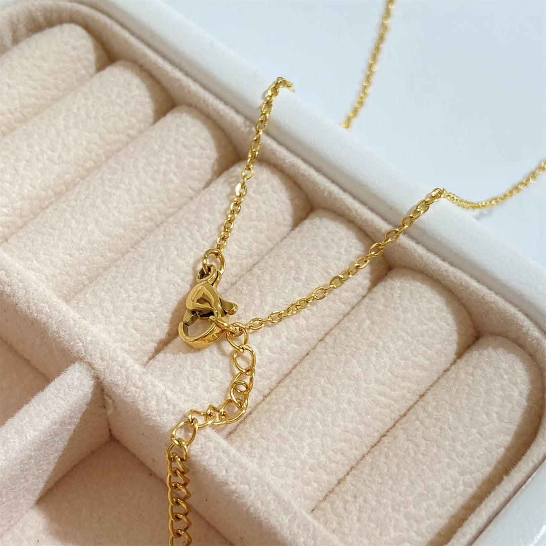Olivenorma Turquoise Sun Pendant 18k Gold Plated Necklace - image 4