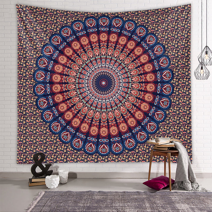 Olivenorma Mandala Peacock Pattern Tapestry - image 10