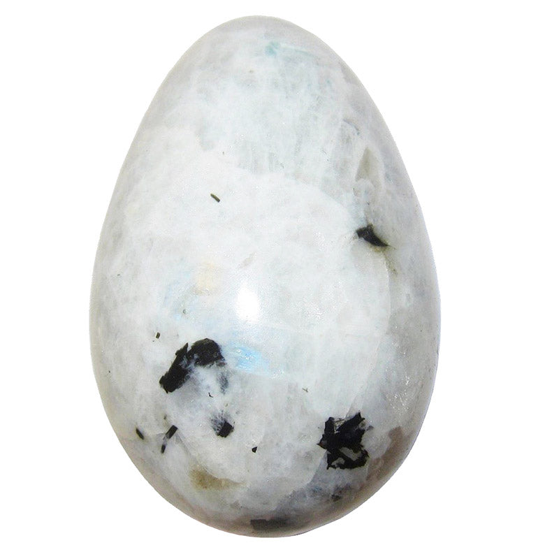 Easter Moonstone Tourmaline New Beginnings Crystal Egg - Moonstone Tourmaline - 1.2*0.8 Inches - image 0