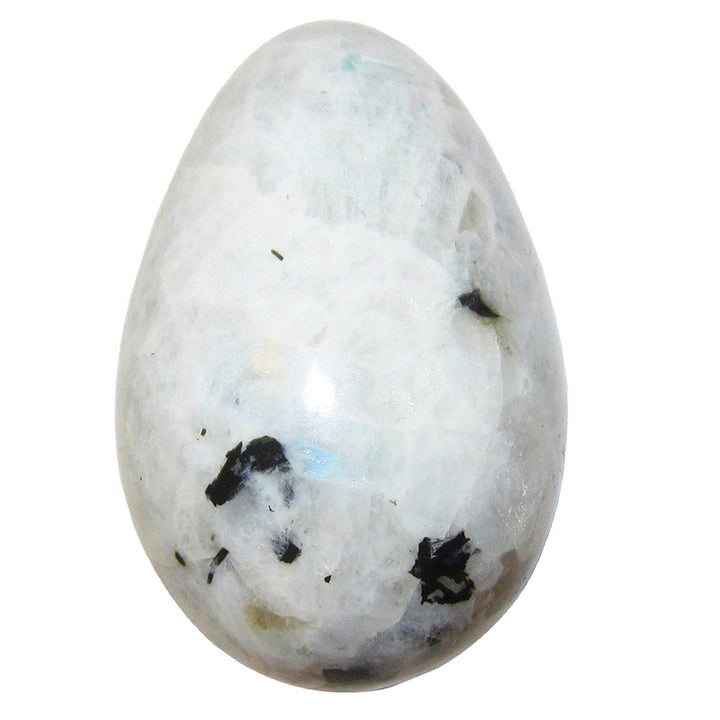 Easter Moonstone Tourmaline New Beginnings Crystal Egg - Moonstone Tourmaline - 1.2*0.8 Inches - image 0