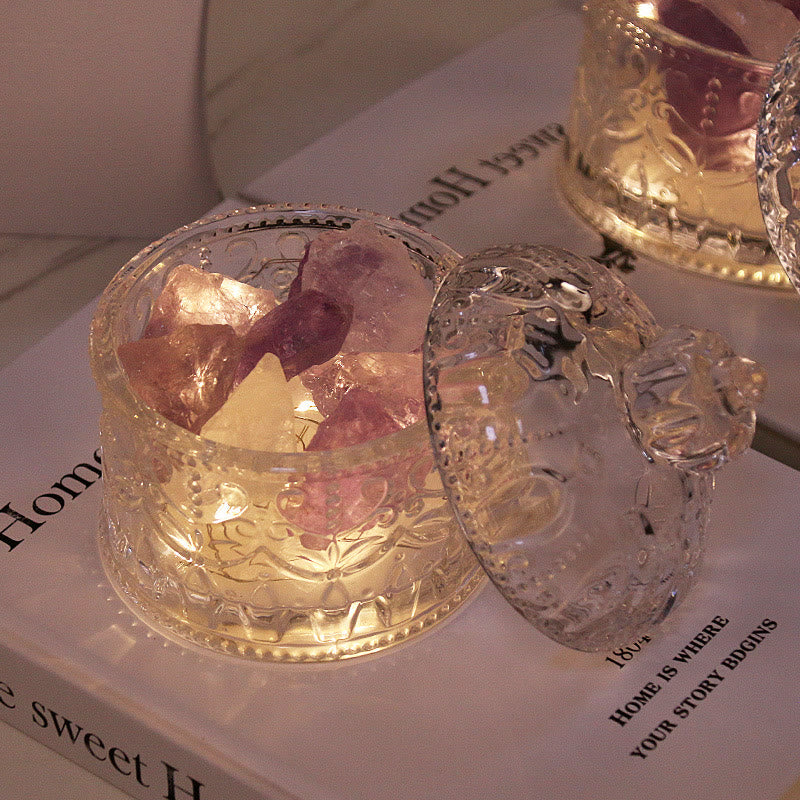 Olivenorma Diffuser Stone Carved Glass Cup Crystal Aromatherapy Lamp - image 7