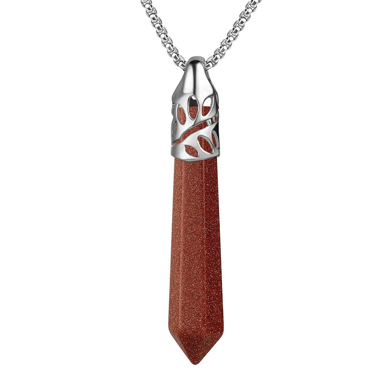 Crrystal Bullet Protection Gemstone Necklace - Sandstone - image 27