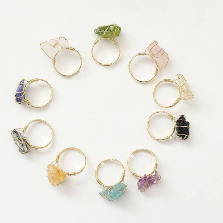 Natural Crystal Irregular Ring - image 7