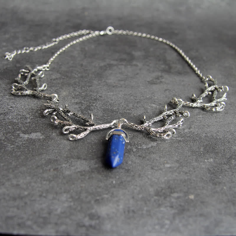 Olivenorma "The Light of Mantra" - Natural Crystal Hexagonal Necklace - image 1