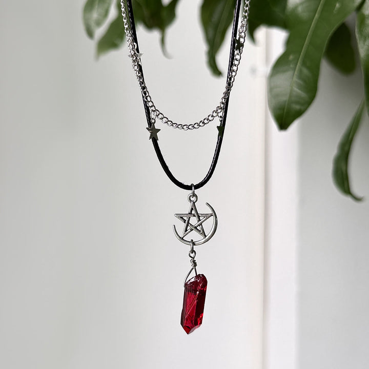 Olivenorma Natural Stone Tree of Life Evil Eye Pendant Necklace Set - image 14
