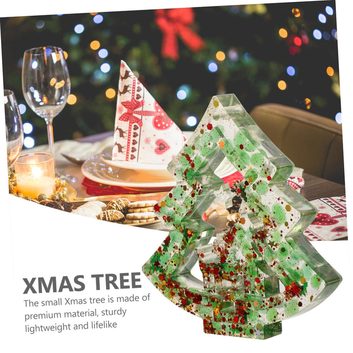 Olivenorma Natural Crystal Gravel Resin Christmas Tree Decoration - image 13