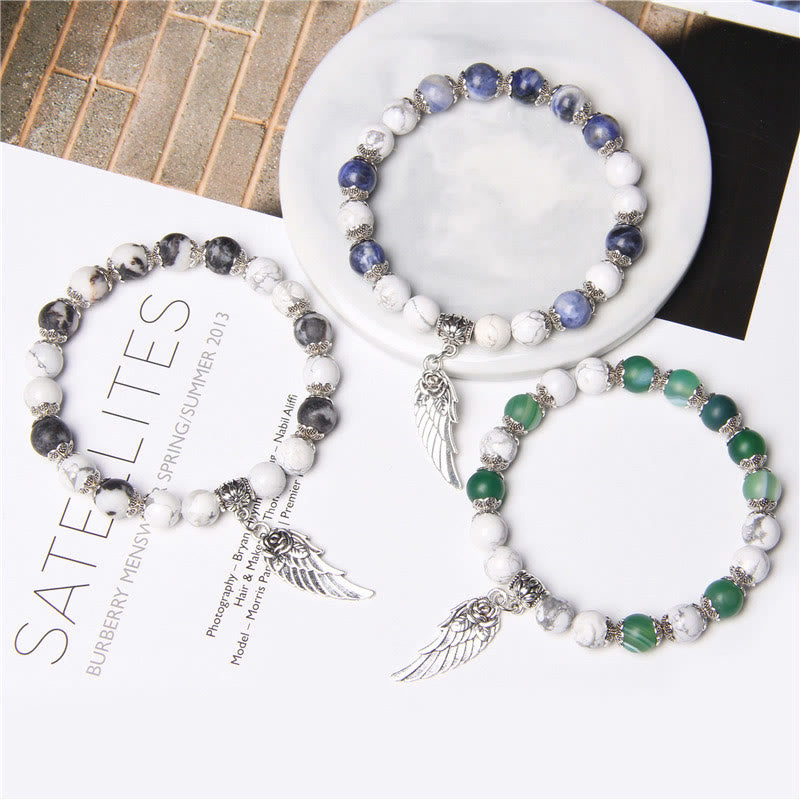 Olivenorma "Peace Energy" - Colors Crystal Agate Wing Bracelet - image 25