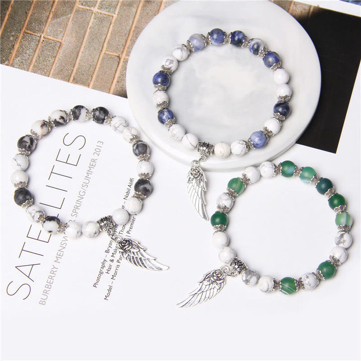 Olivenorma "Peace Energy" - Colors Crystal Agate Wing Bracelet - image 25