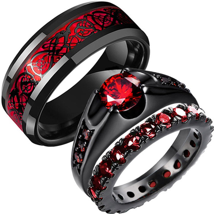 Olivenorma For Noble Love Couple Rings - image 26