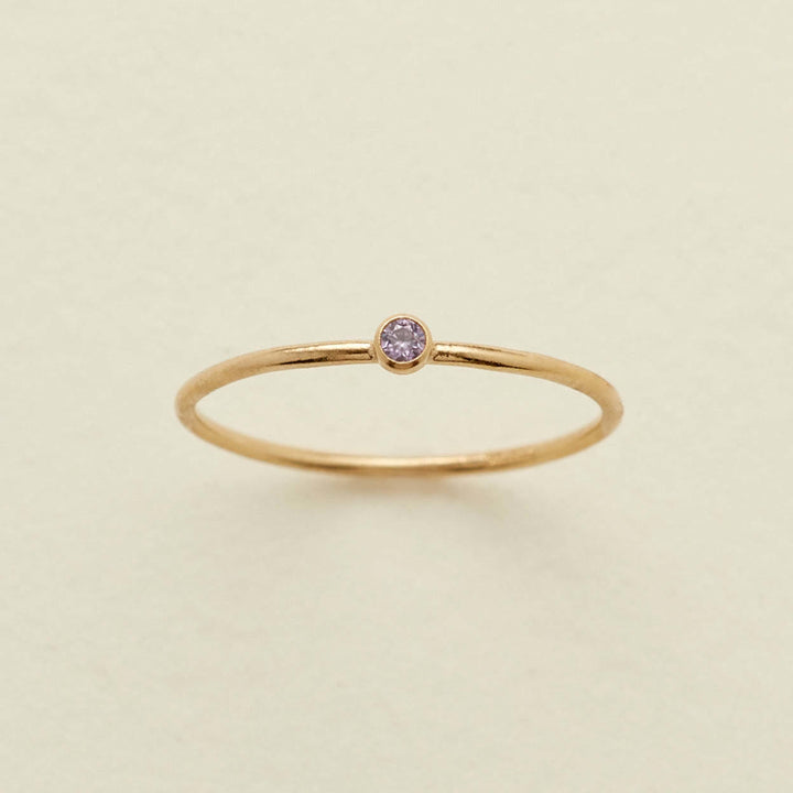 Olivenorma Birthstone 12 Month Birth Slim Ring - image 14